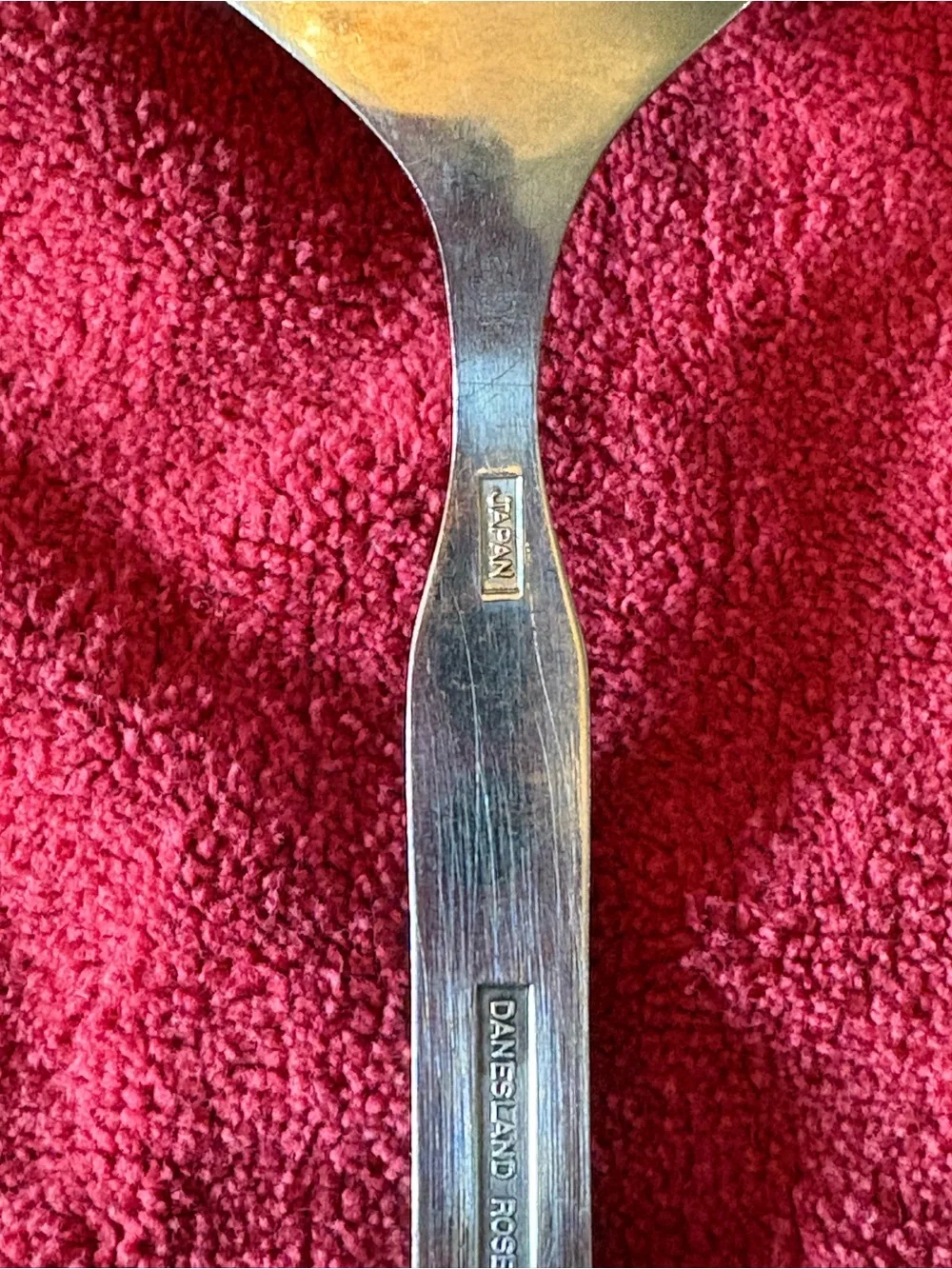 Ginkgo Danesland Rose Stainless Steel Serving Spoon, Fork and Pie Server Vintage